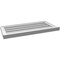 Ekena Millwork Vertical Surface Mount PVC Gable Vent: Functional, w/ 2"W x 2"P Brickmould Sill Frame, 32"W x 16"H GVPVE32X1603SF - alternate 4